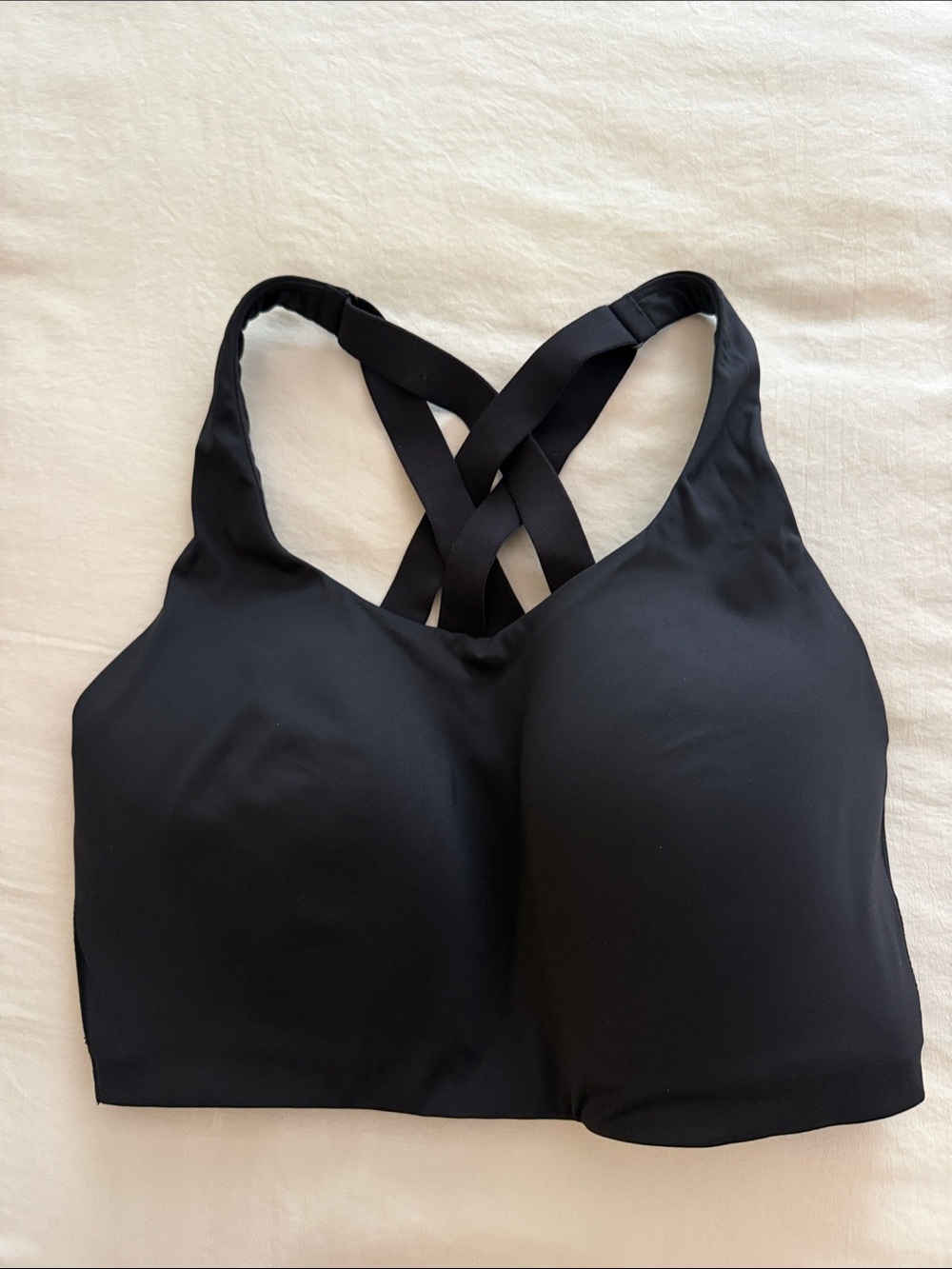 lululemon athletica Black Crisscross-Back Wireless Sports Bra